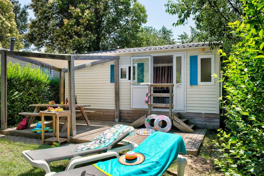 Location - Mobil Home Ciela Classic - 2 Chambres - Ciela Village Camping Les Marsouins