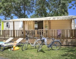 Huuraccommodatie(s) - Stacaravan Ciela Privilège - 4 Slaapkamers - Camping Les Marsouins