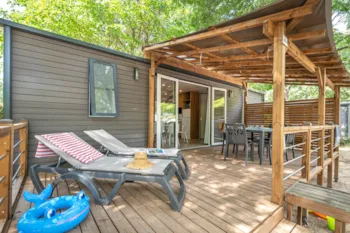 Mietunterkunft - Neu - Mobilheim Ciela Privilège - 3 Schlafzimmer - Camping Les Marsouins