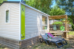 Location - Mobil Home Ciela Family - 2 Chambres - Camping Les Marsouins