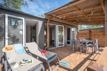 Mietunterkunft - Mobilheim Ciela Privilège - 2 Zimmer - 2 Badezimmer - Camping Les Marsouins