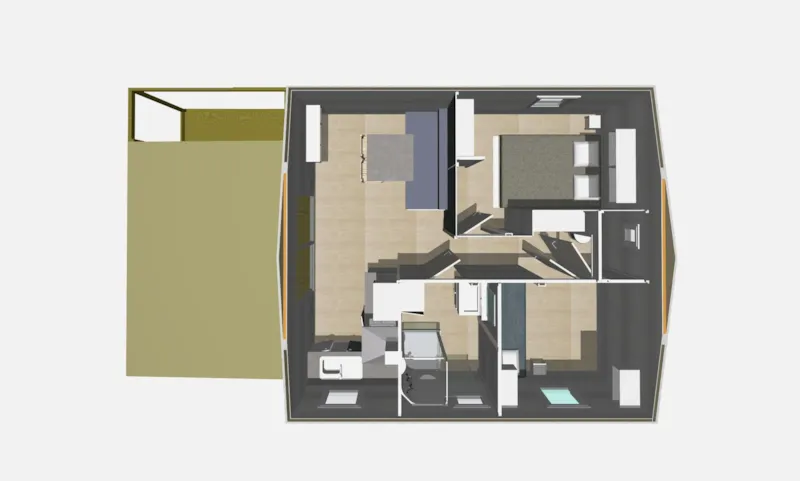 Chalet Confort Terre Neuve - 2 Chambres