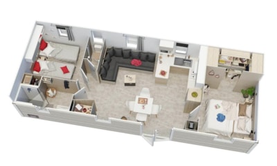 Mobile-home Privilège Melusine - 2 bedrooms