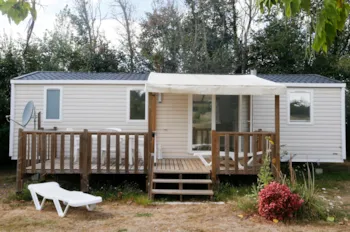 Location - Mobil Home Privilège Melusine - 2 Chambres - Centre de Vacances Naturiste le Colombier