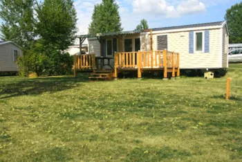 Location - Mobil Home Confort Maillezais - 2 Chambres - Centre de Vacances Naturiste le Colombier