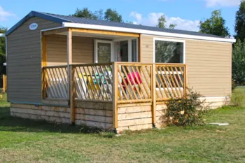Location - Mobil Home Confort L'autize - 2 Chambres - Centre de Vacances Naturiste le Colombier
