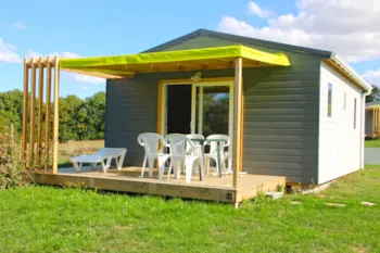 Location - Chalet Confort Terre Neuve - 2 Chambres - Centre de Vacances Naturiste le Colombier