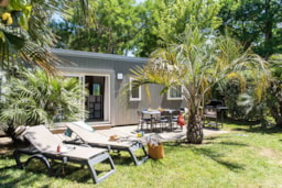 Huuraccommodatie(s) - Cottage 3 Signature (3 Slaapkamers, 40 M², 2 Badkamers) Terras, Airconditioning, Tv - Camping La Sirène