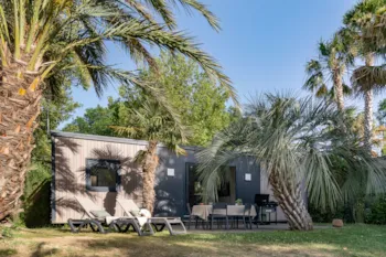 Mietunterkunft - Cottage 2 Signature (2 Schlafzimmer, 40 M², 2 Badezimmer) Terras, Klimaanlage, Tv - Camping La Sirène