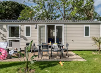 Mietunterkunft - Sirène 2  (2 Schlafzimmer, 25M²) Terrasse, Klimaanlage - Camping La Sirène