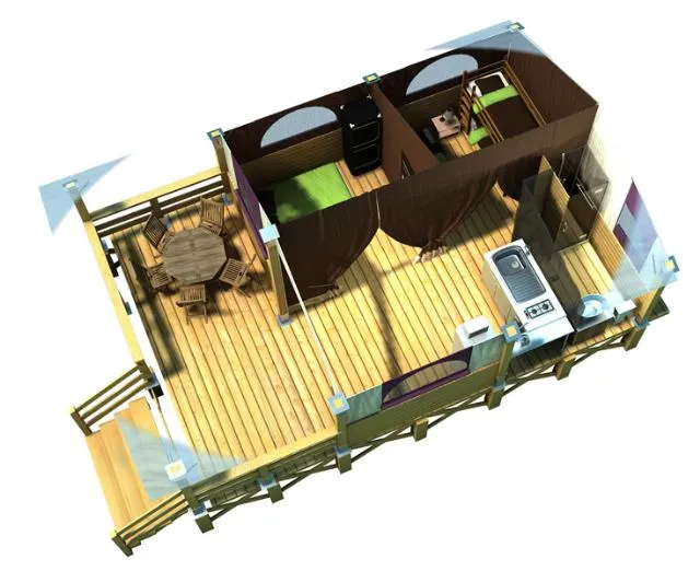 Lodge Niagara 40M² Avec Salle De Bain