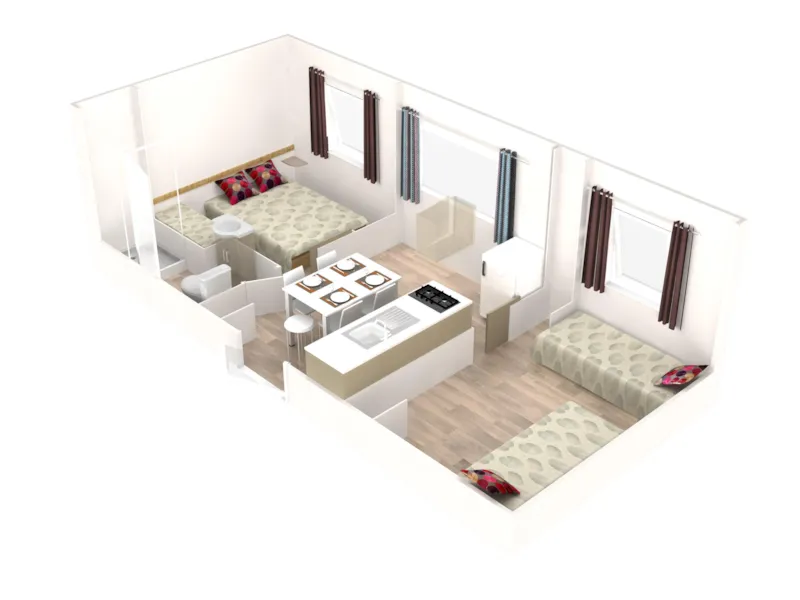 Mobil Home Sencilo - 2 Chambres