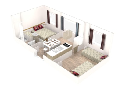 Mobile-home SENCILO - 2 bedrooms