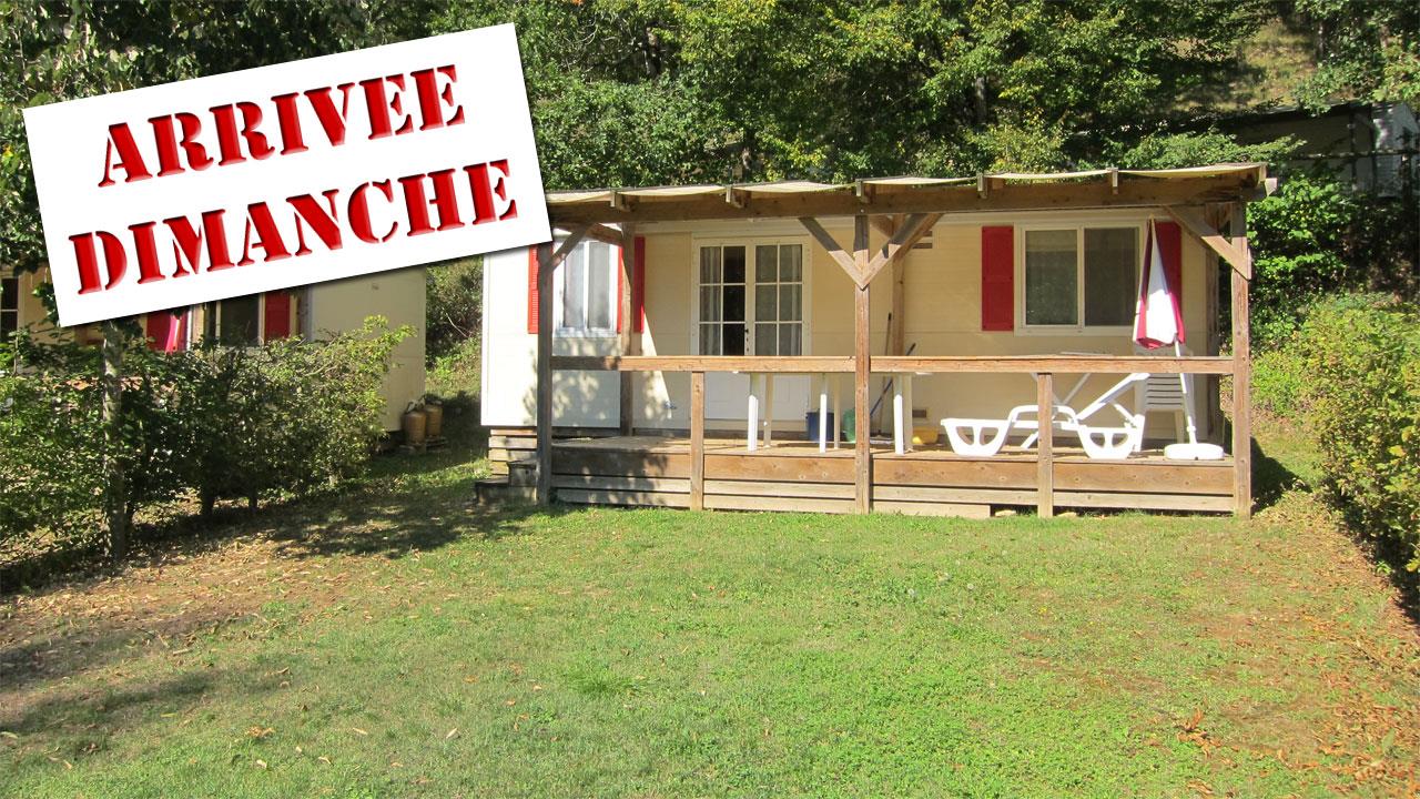 Location - Mobil-Home Privilege 2 Chambres (Dimanche Au Dimanche) - Camping Le Moulin de David