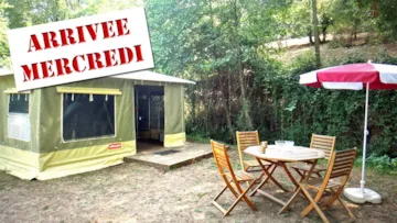 Accommodation - 2-Room 20 Sqm Caraïbes Canvas Bungalow (Wednesday To Wednesday) - Le Moulin de David