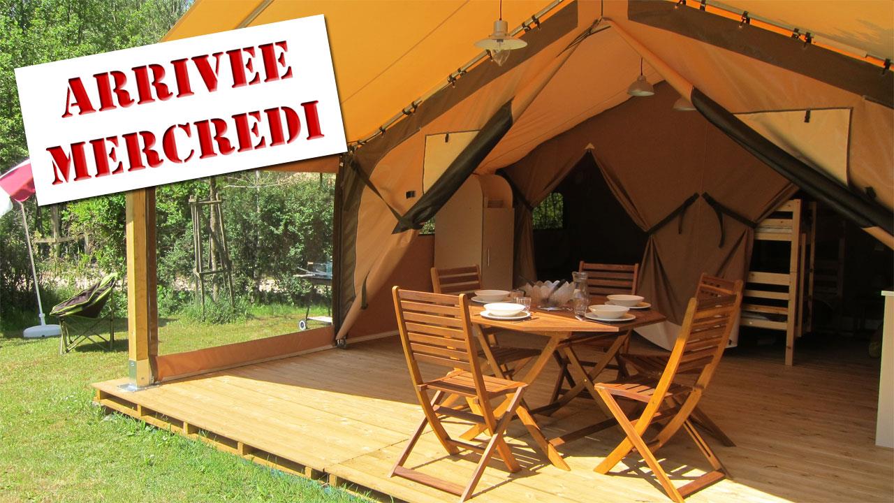 Location - Lodge Victoria 30M² - Finition Luxe (Mercredi Au Mercredi) - Camping Le Moulin de David