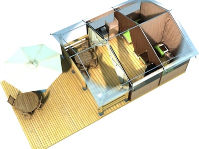 30 sqm VICTORIA lodge - Luxury fittings