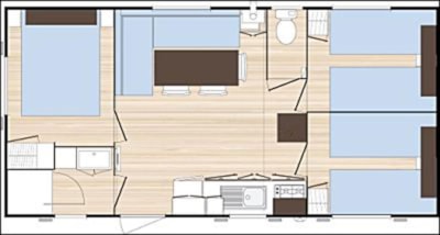 Mobil-home OPHEA3 - 3 rooms