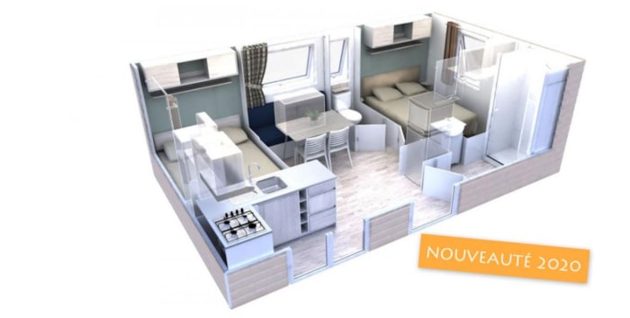 Mobil-Home Evo 24 24M² 2 Chambres (Dimanche Au Dimanche) - Nouveauté 2020