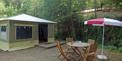 2-room 20 sqm CARAÏBES canvas bungalow