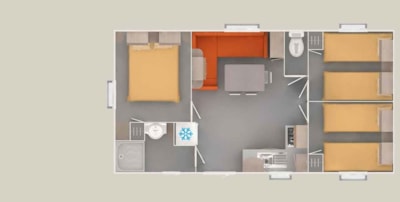 EVOLUTION 31 Mobile Home with Air Conditioning—3 Bedrooms