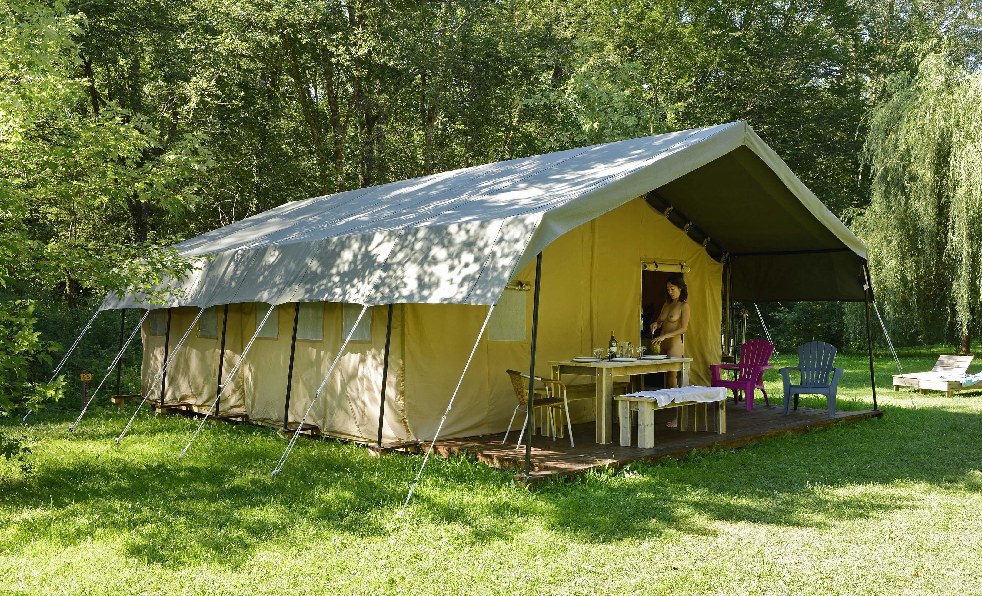 Accommodation - Tent Nature - Domaine Laborde