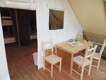 Tente Lodge  20M² (2 Chambres) Dont Terrasse - Sans Sanitaires
