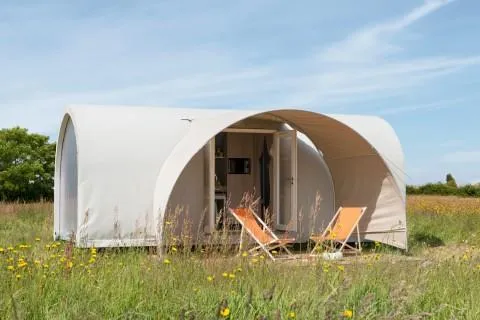 Mietunterkunft - Coco Sweet 16M2 - Camping naturiste Les Lauzons