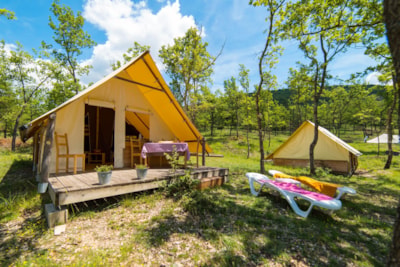 Lodge Tent 20m² (2 bedrooms) terrace - without toilet blocks — 7
