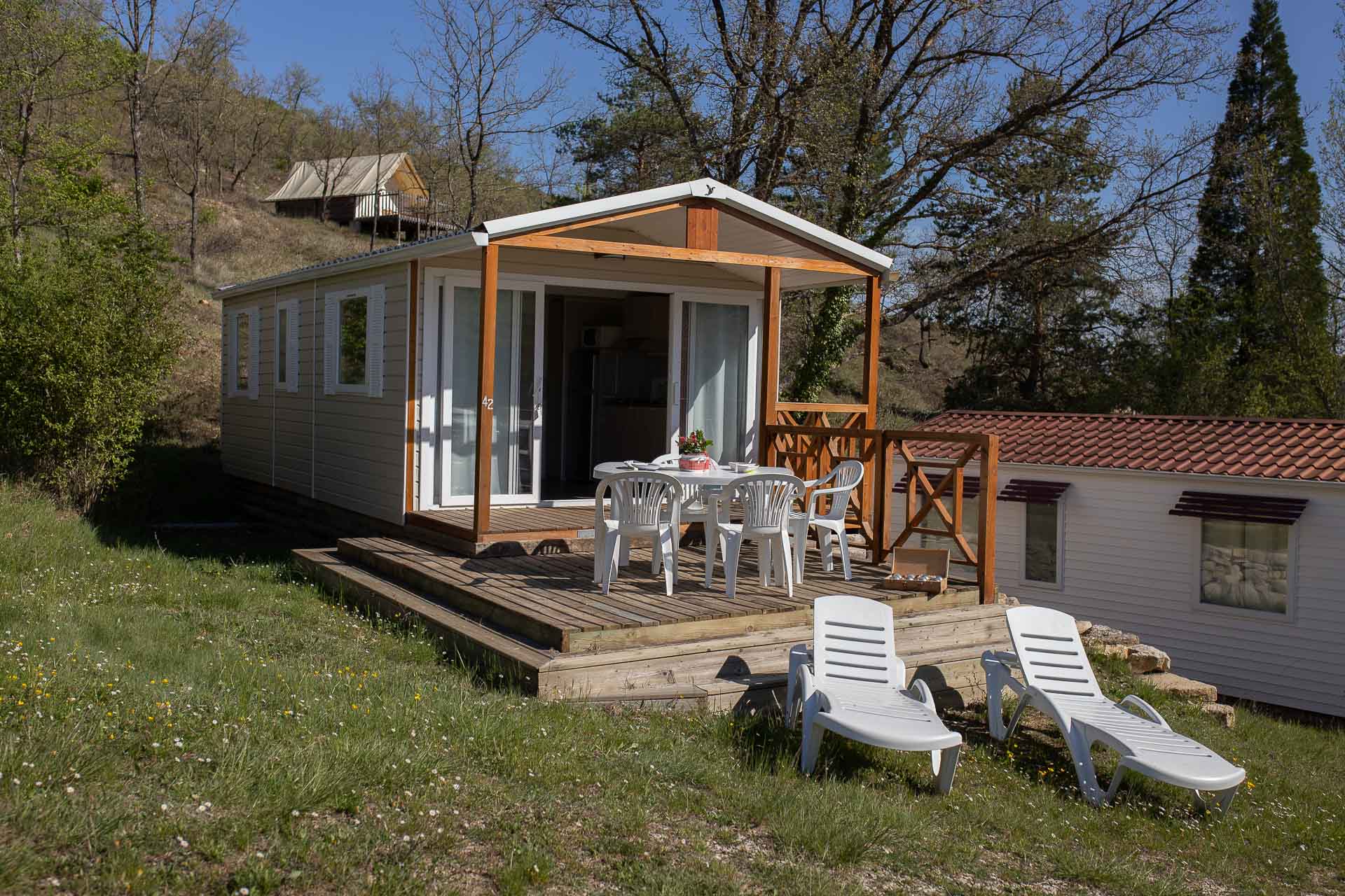 Mobil-Home  OPHEA 834 32m² (2 chambres) dont terrasse couverte