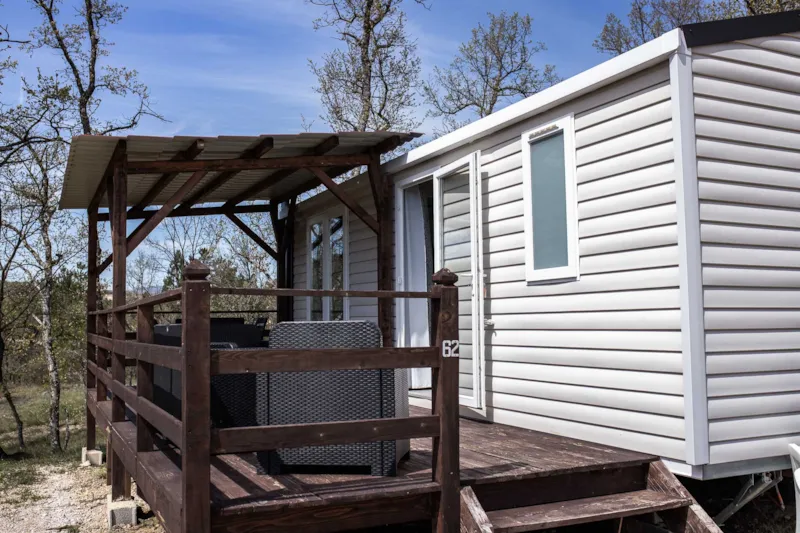 Mobil-Home Super Mercure Riviera 32M² (2 Chambres) Dont Terrasse Couverte