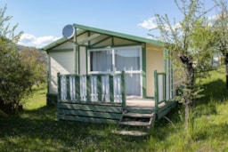 Huuraccommodatie(s) - Chalet  Titom 31M² (2 Slaapkamers) Overdekt Terras - Camping naturiste Les Lauzons