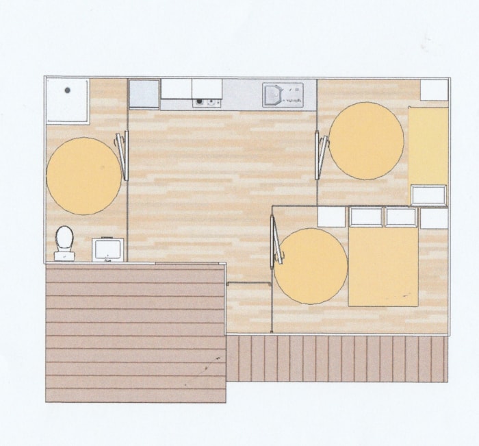Chalet  Pmr 33M² (2 Chambres) Dont Terrasse Couverte