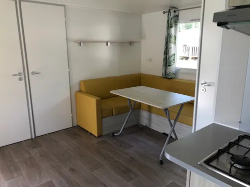 Location - Premium M.Home 6 Pers. 36 M2, 3 Chambres, Salle De Bains, Wc, Grande Terrasse, Climatisation - image n°3 - Camping Le Rhône
