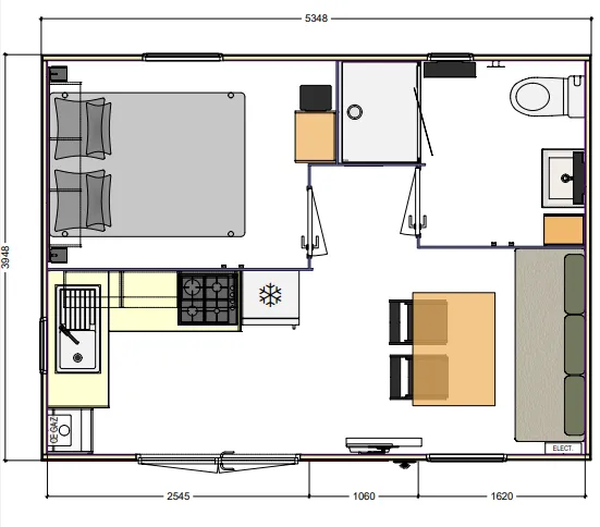 Location - Thea À La Nuitée Basse Saison - Camping Le Val Vert