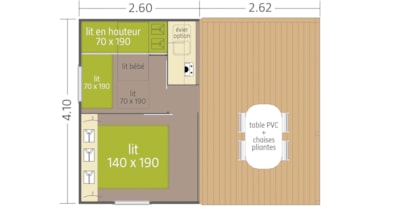 Chalet TITHOME WITHOUT SANITARY FACILITIES