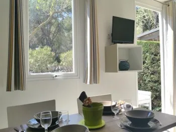 Mietunterkunft - Mobilheim Caseta Klimatisiert 17M² 1 Bedroom - Camping MARIUS
