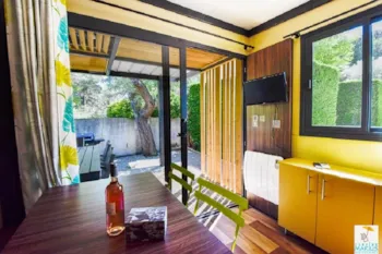Mietunterkunft - Hütte Le Cosy Jungle Premium 25M² - Camping MARIUS