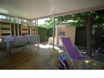 Mietunterkunft - Cabanon Premium 25M² - Camping MARIUS