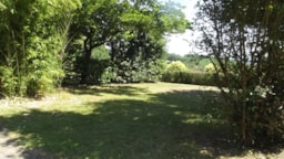 Pitch - Confort Place : Water / Electricity Bounded By Hedges. 100 M² - Camping AU P'TIT BONHEUR