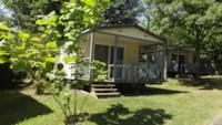 Location - Mobil-Home Eco - 24 M² - Camping AU P'TIT BONHEUR