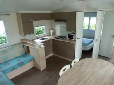 Mobile-home 3 bedrooms + sheltered terrace 14m² — 2