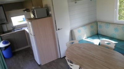 Mobile-home 2 bedrooms 30m² + sheltered terrace 14m² — 2