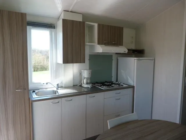 M5 M8 Mobil-Home 2 Chambres Modèle Malaga 2012 + Terrasse D'angle Couverte (2Sur Le Camping)