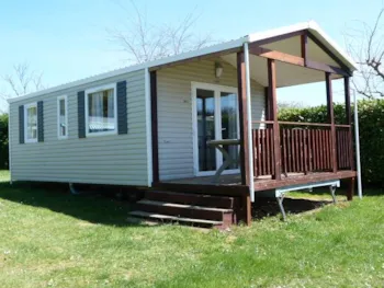 Mietunterkunft - Mobilheim 2 Schlafzimmer 24M² Panama 2012 + Überdachte Terrasse 9M² - Camping Domaine Saint Laurent
