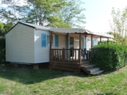 Accommodation - Mobil-Home 3 Bedrooms + Sheltered Terrace 14M² - Camping Domaine Saint Laurent