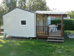 Alojamiento - Mobil-Home 2 Habitaciones 30M² + Terraza Cubierta 14M² - Camping Domaine Saint Laurent