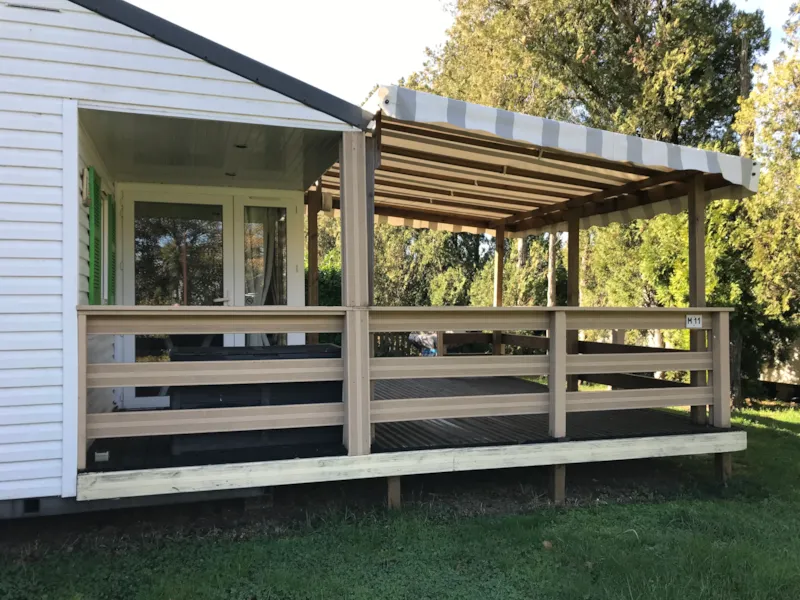 M11 Mobil-Home 2 Chambres + Terrasse Couverte 14M² (1Modèle Sur Le Camping)