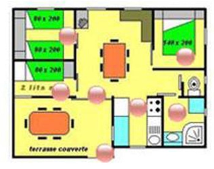 Eco - Chalet Safran 35M² - 3 Chambres