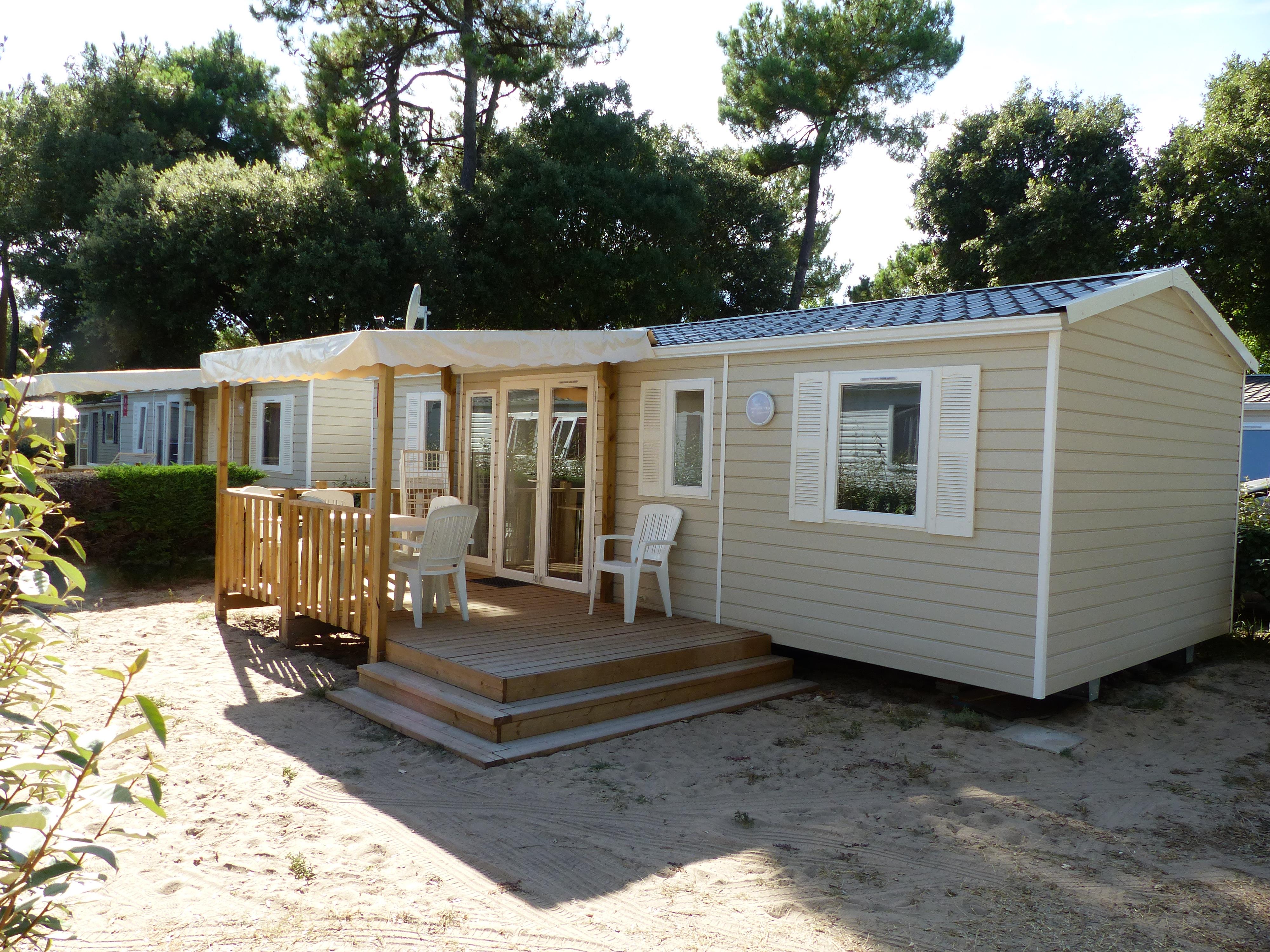 Location - Confort - Mobil-Home Magdalena 33 M² - 3 Chambres - Camping Le Côté Plage